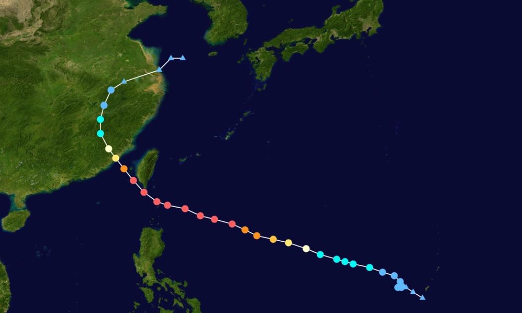 台风最新消息路径图，探索自然美景之旅的实时动态报告