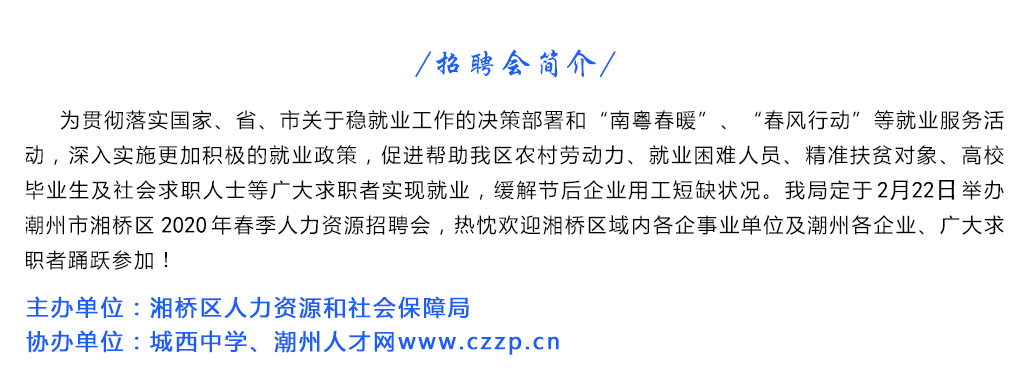 潮州人才网最新招聘信息全面概览